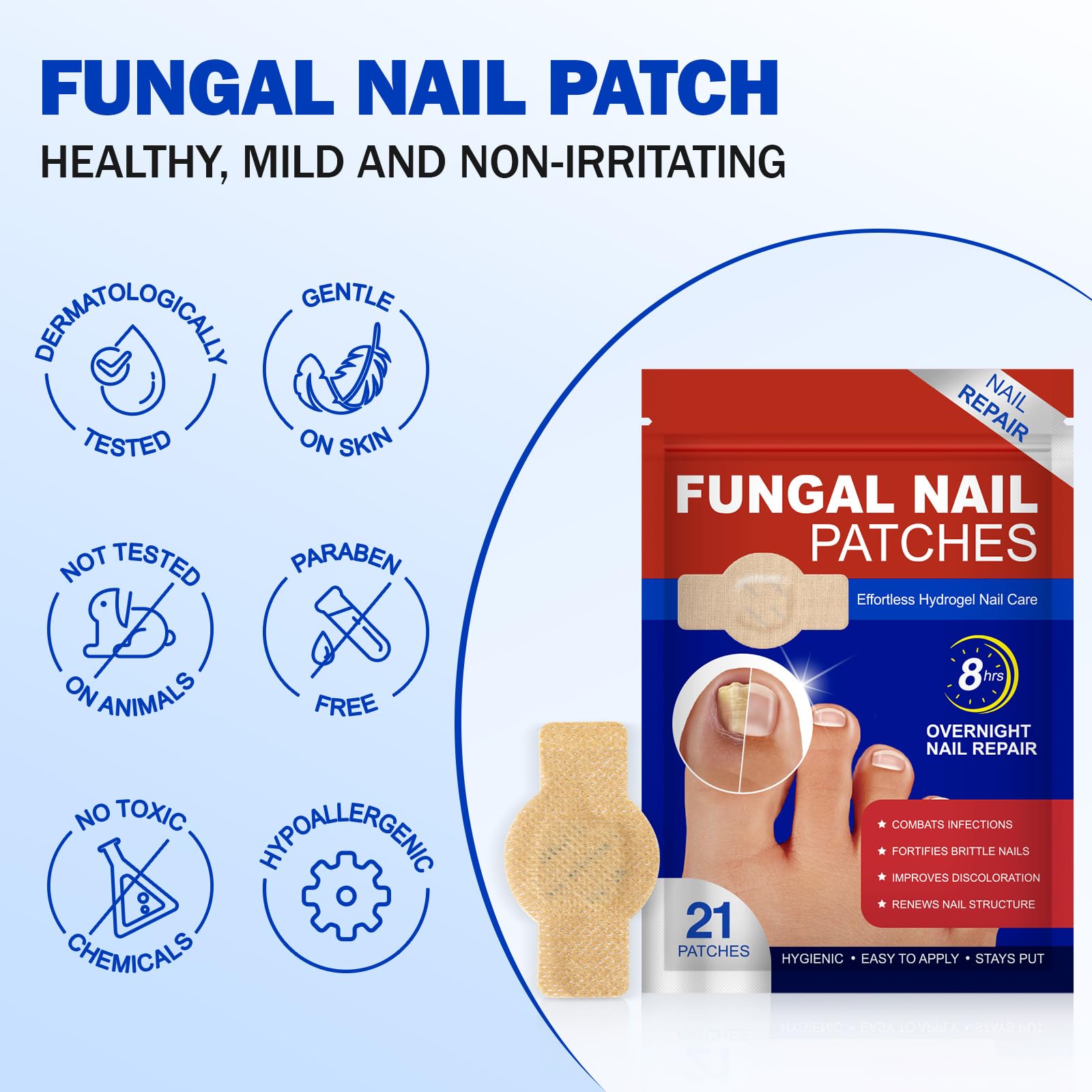 LTQXGT nail protector system guards nails during daily wear and activity.