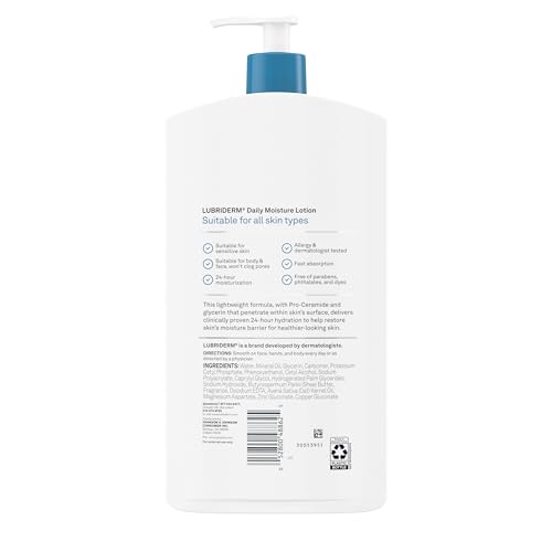 Lubriderm formula free of parabens phthalates and dyes