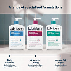 Lubriderm sin fragancia, dermatologicamente probado para piel sensible
