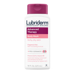 Lubriderm Advanced Therapy gel de ducha sin fragancia para piel sensible