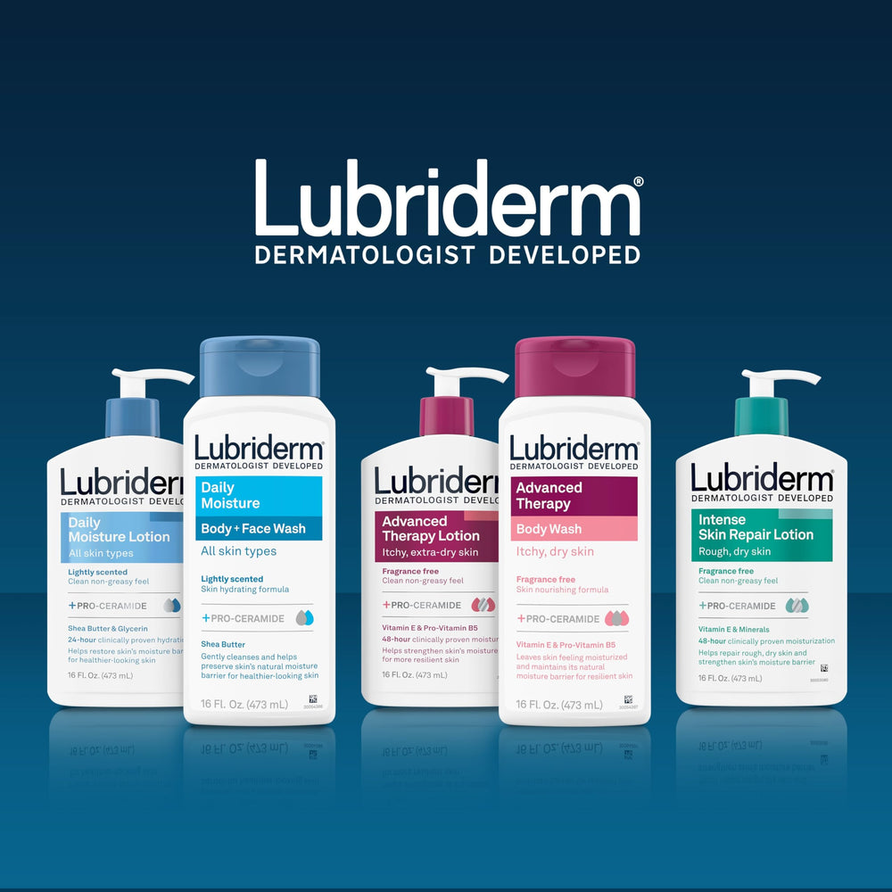 Lubriderm Advanced Therapy uso diario, piel suave tras la ducha