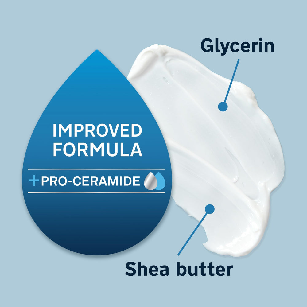 Textura ligera de Lubriderm para rostro, manos y cuerpo con absorción rápida
