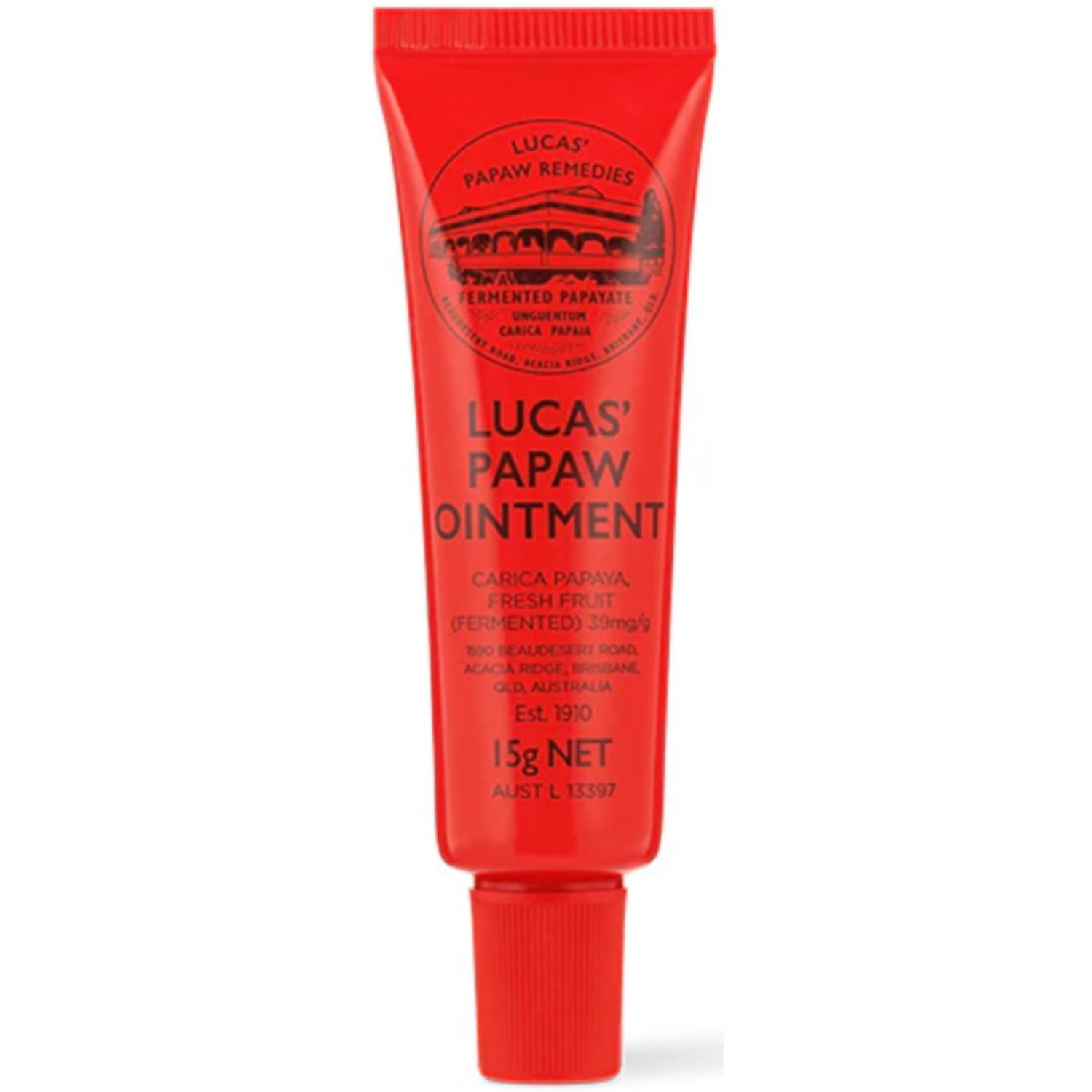 Lucas Papaw bálsamo 15 g en tubo para labios resecos.