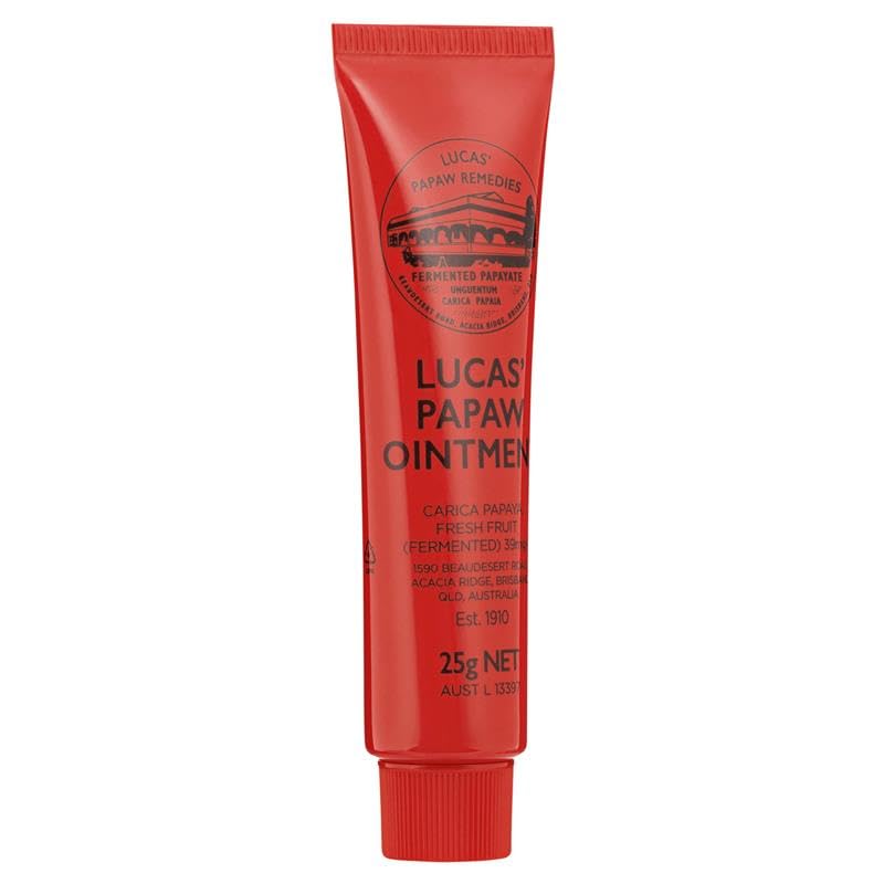 Lucas Papaw Ointment for dry patches on hands or face.