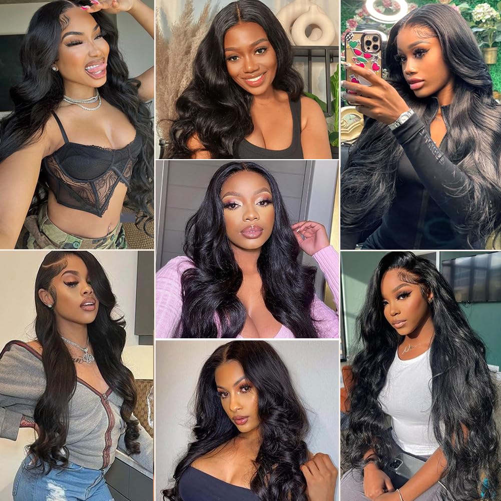 LUCASHA unprocessed virgin Brazilian hair texture ready for styling
