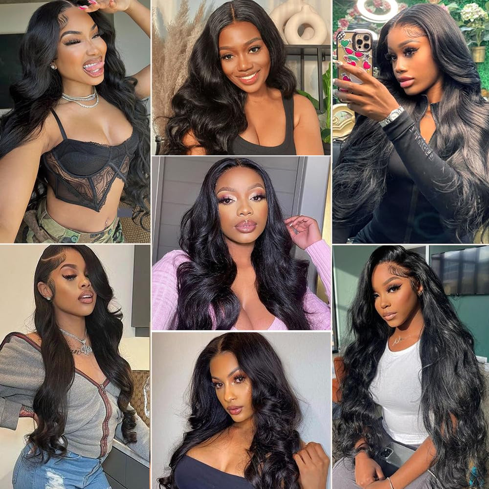 LUCASHA unprocessed virgin Brazilian hair texture ready for styling