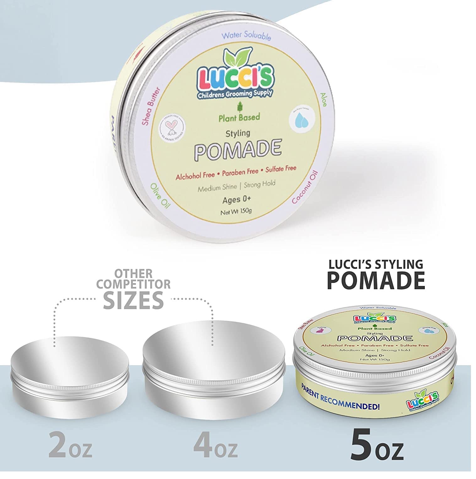 Control del frizz con Lucci’s para peinados pulcros.