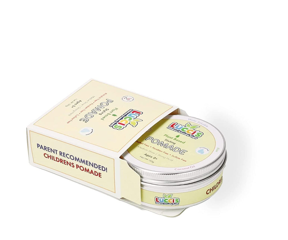 Envase práctico de 5 oz de Lucci’s para uso diario.
