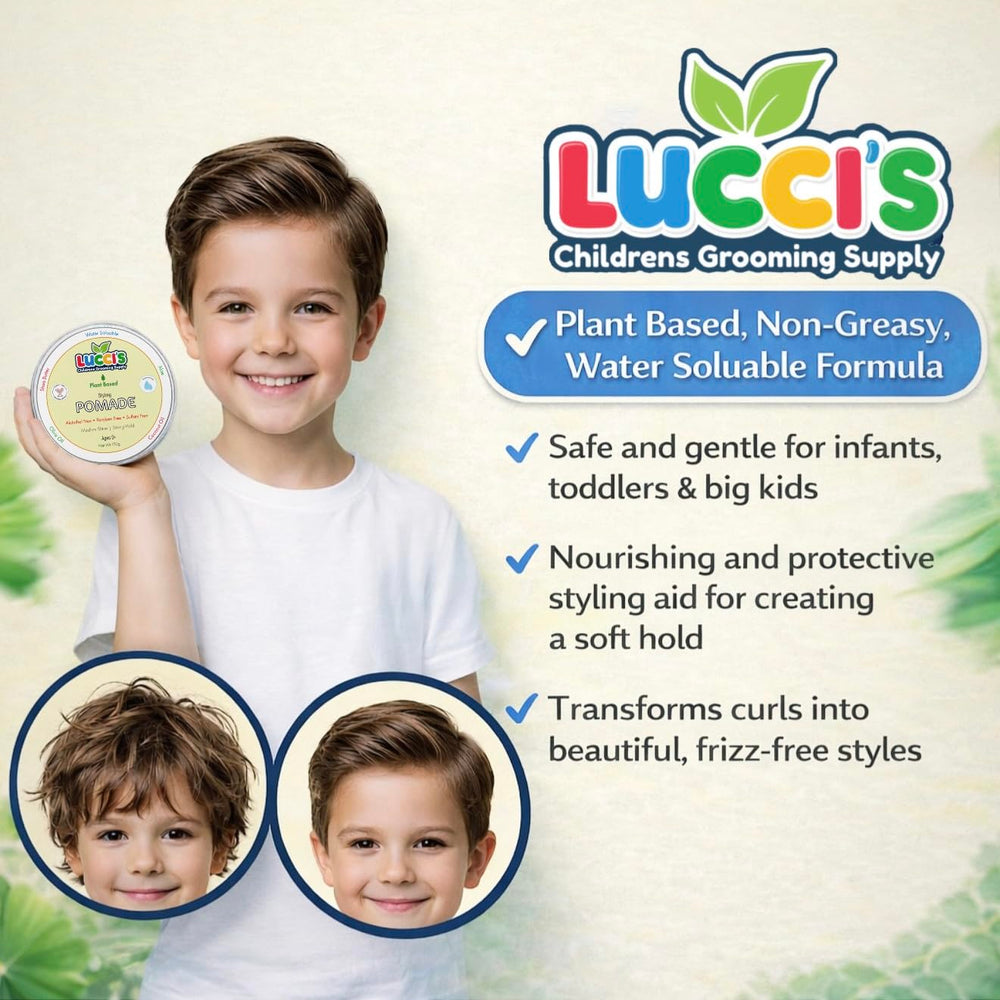 Ingredientes vegetales de Lucci’s: coco, oliva, karité y aloe para cuidado suave.