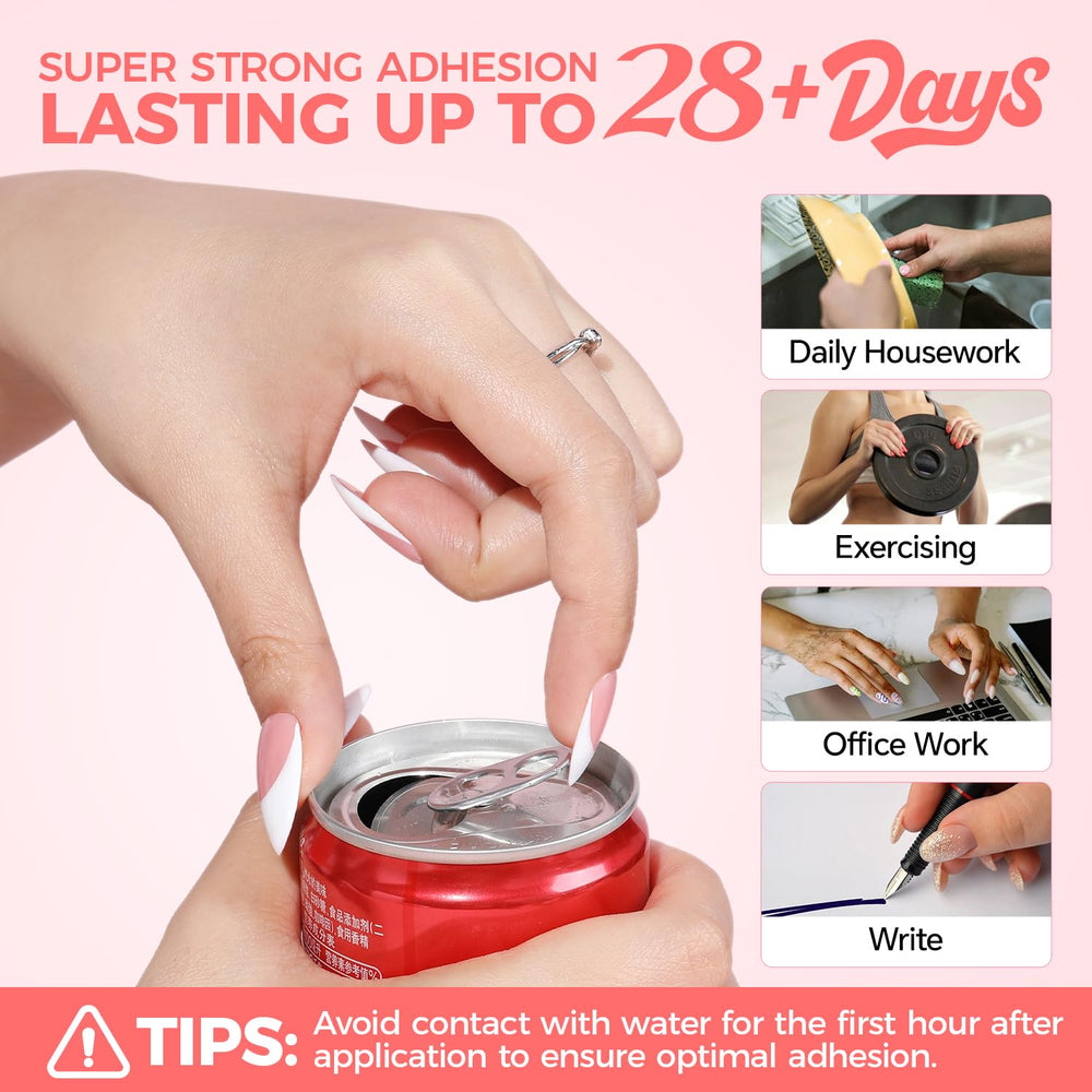 Luckyfairy 30-day durability supports long-lasting manicures.