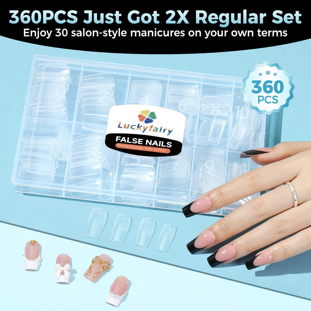 Luckyfairy long-wear tips with proper use can last over 30 days