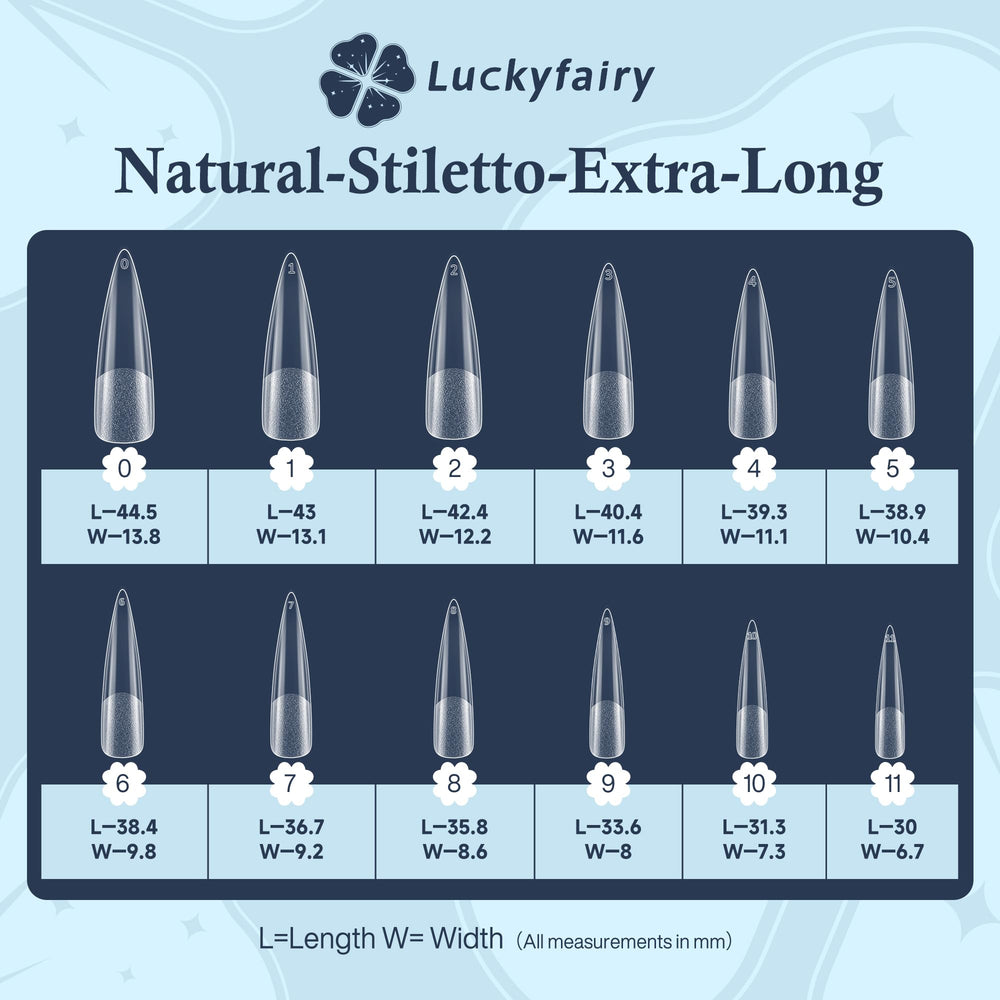 Luckyfairy non-toxic odor-free gel tips for healthy extensions