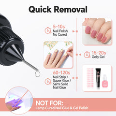 Luckyfairy Precision Tip design shown enables targeted, mess-free application.