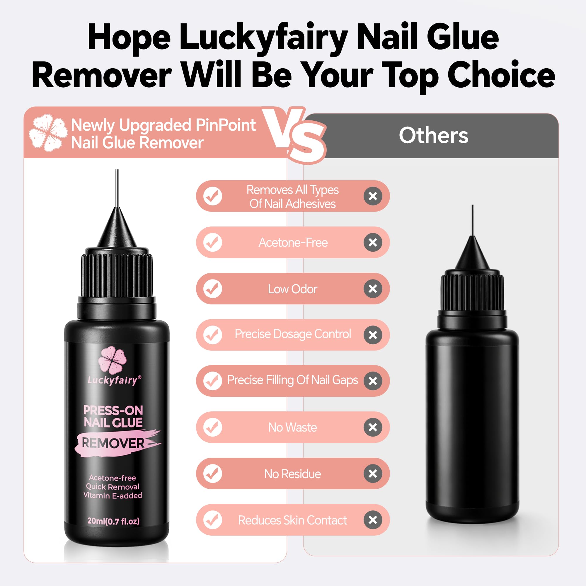 Luckyfairy Gentle care for natural nails with hydrating benefits.