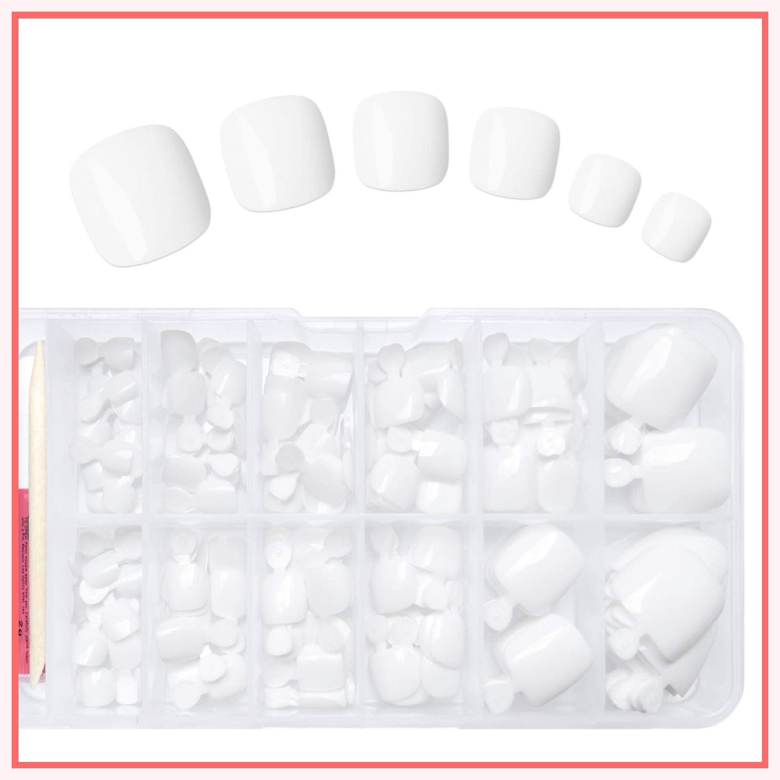 LuckForever storage case keeps toe nails organized and travel-ready