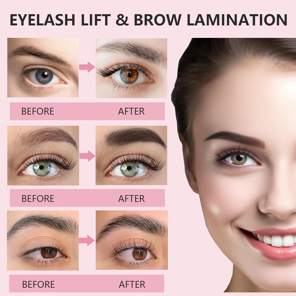 LUCKY CAT lash perm bottles highlighting easy-to-use formulas