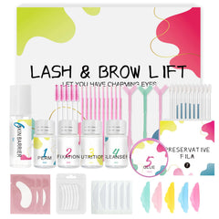 LUCKY CAT upgraded lash lift kit in box for at-home brow lamination.