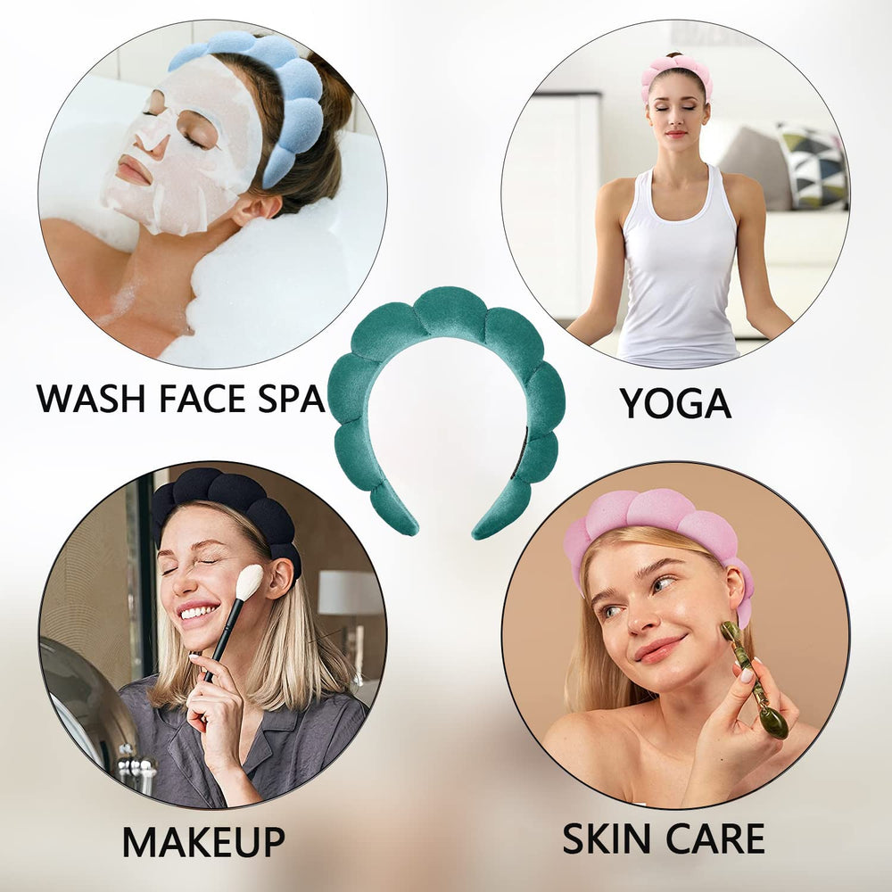 Luckybear face wash wristbands prevent wet sleeves during routines