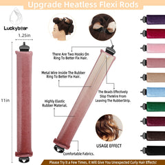 Luckybear three-pack packaging and rods for compact travel touch-ups.