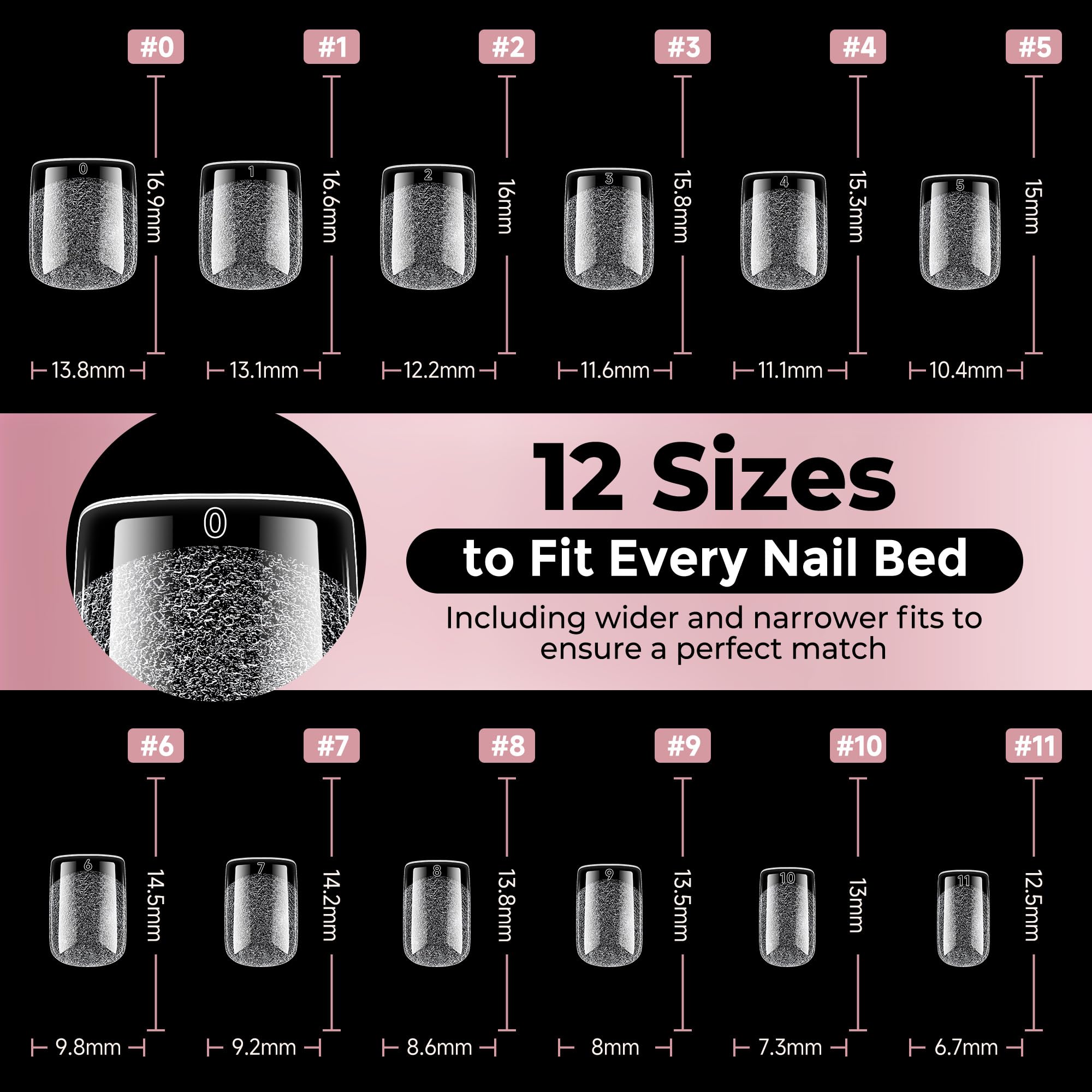 Luckyfairy 240pcs pack convenient for home and salon use.