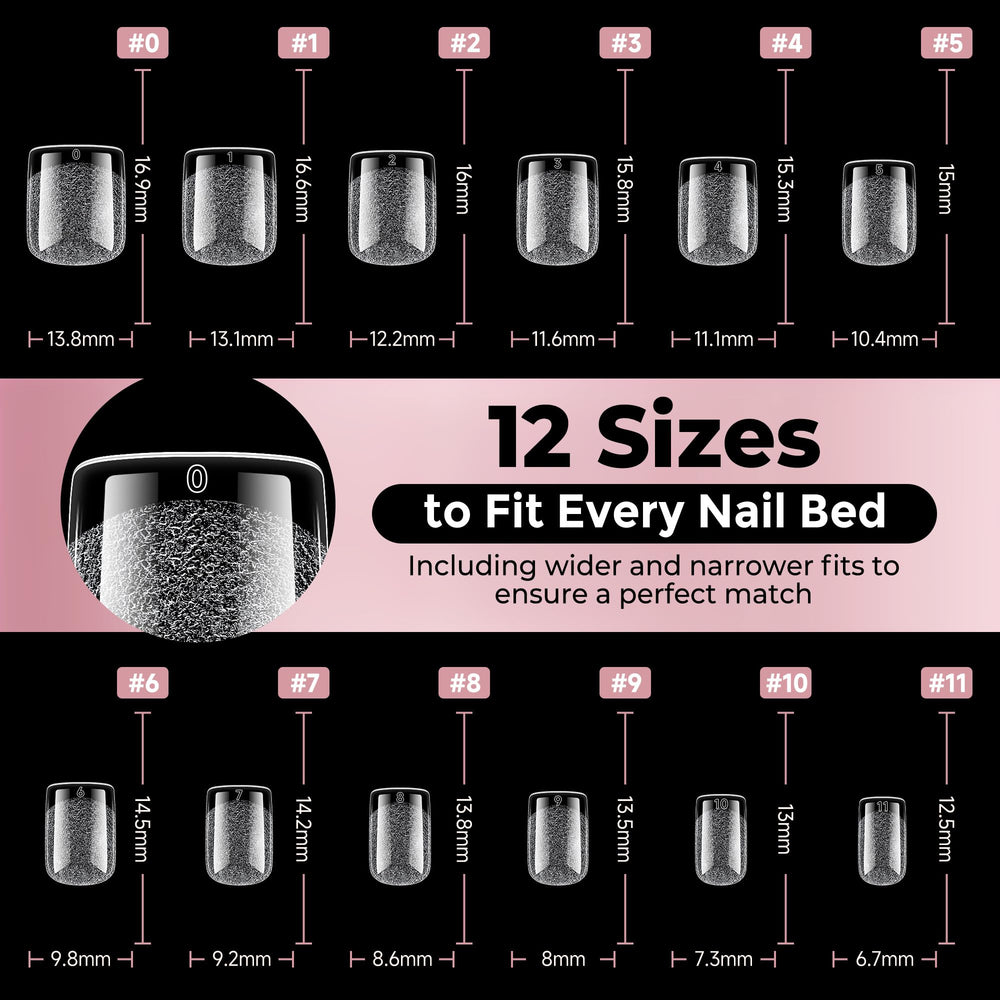 Luckyfairy 240pcs pack convenient for home and salon use.