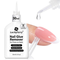 Luckyfairy 30ml remover cap design enables precise application.
