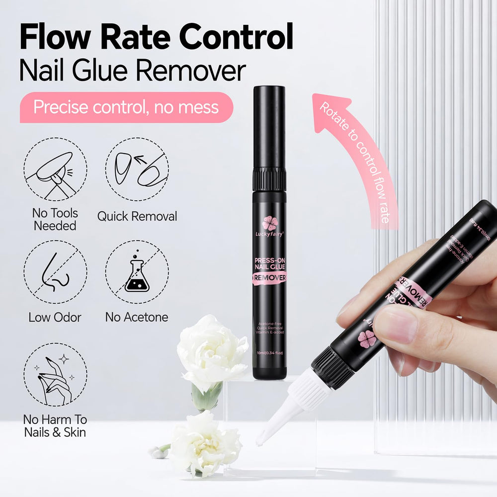 Luckyfairy compact 10ml remover set ready for travel and studio use