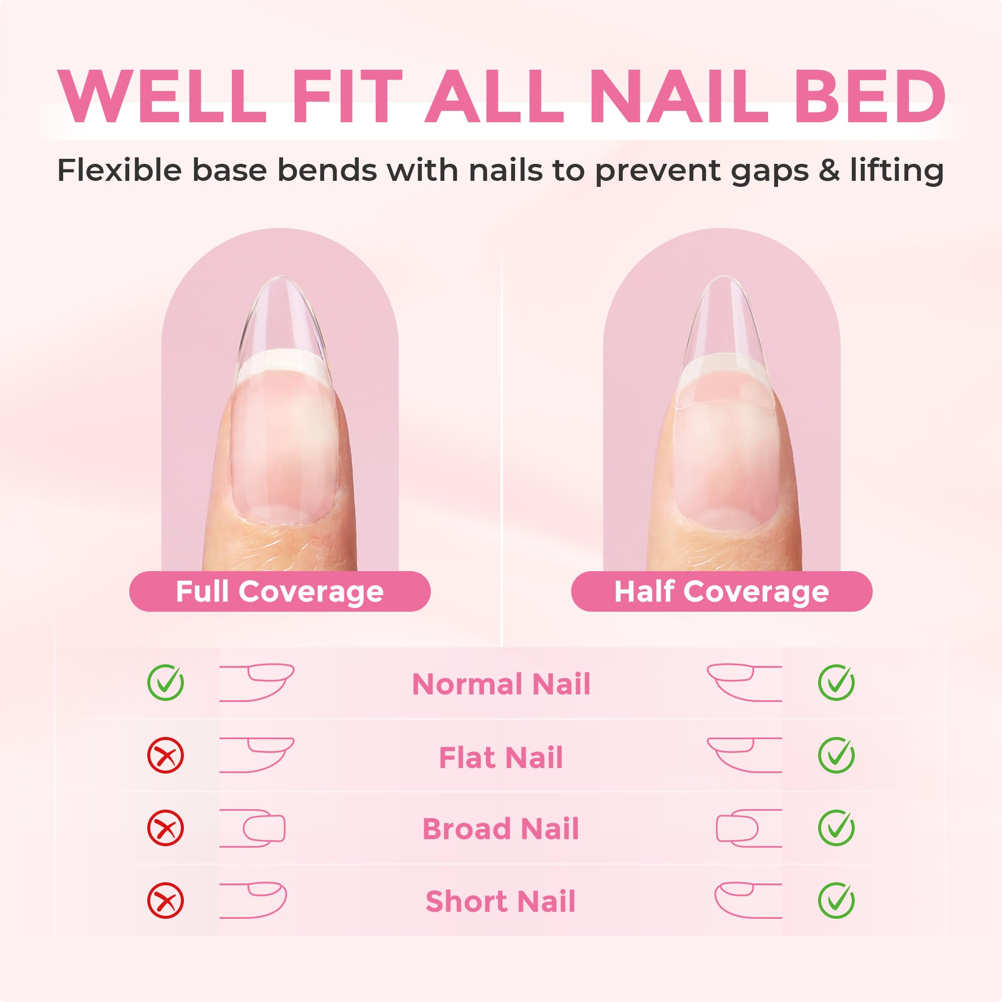 Luckyfairy Bubble-free fit with pre-buffed finish for smooth adhesion.