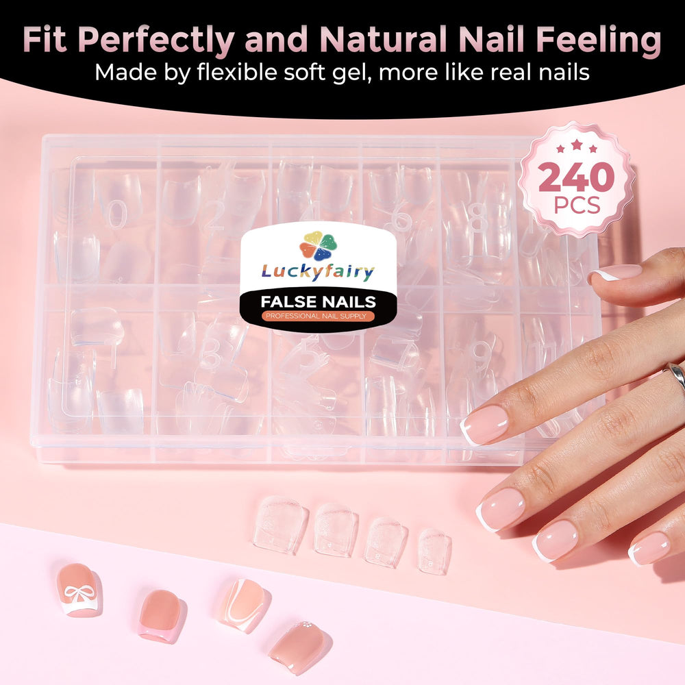 Luckyfairy DIY nail art compatibility for varied decorations and designs.
