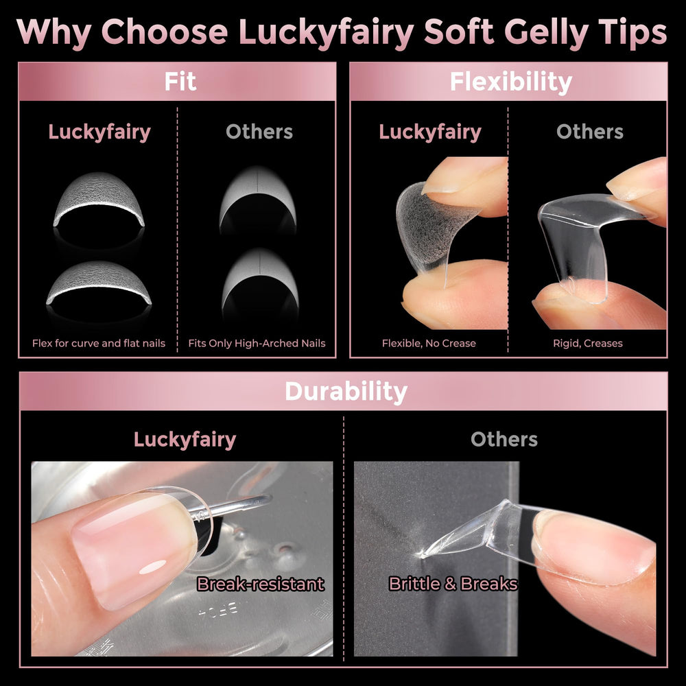 Luckyfairy at-home or salon-ready kit supports versatile nail art and designs