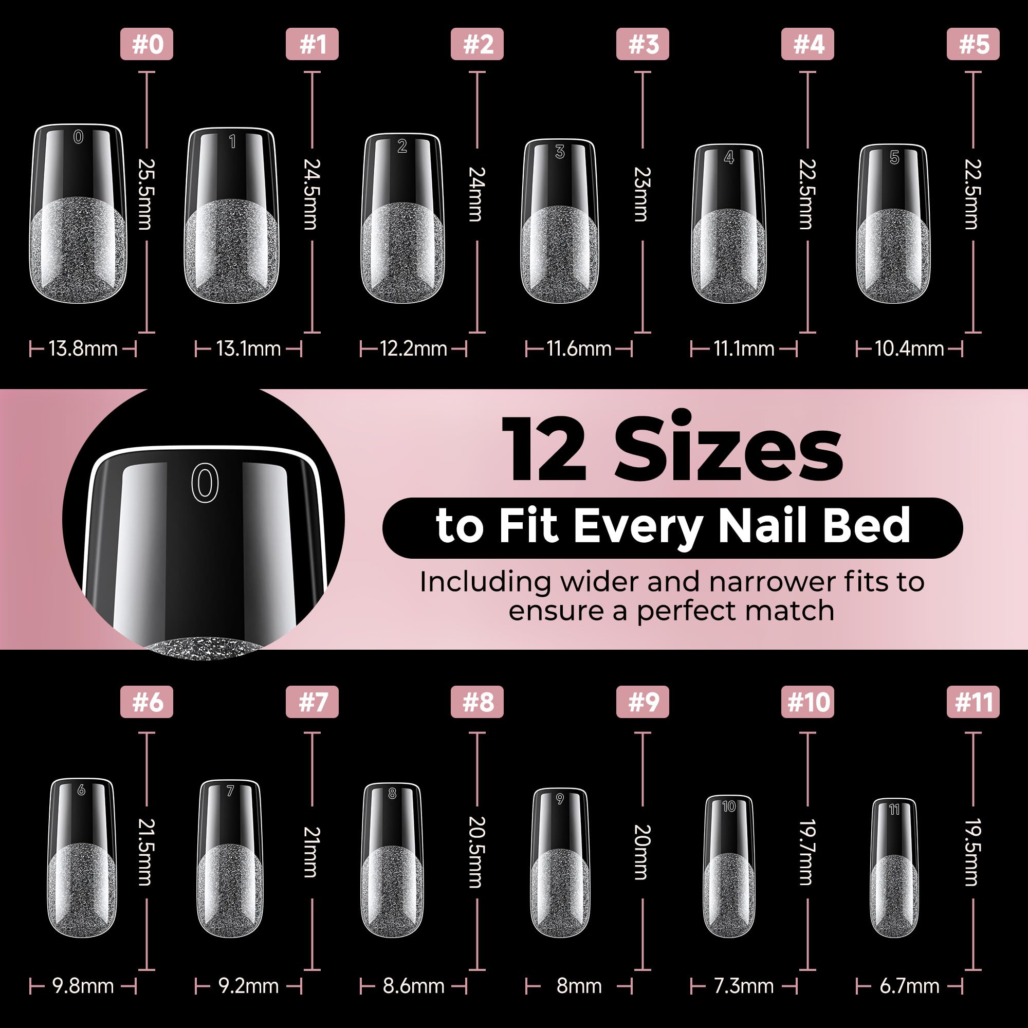 Luckyfairy tips suitable for home DIY and professional salons.