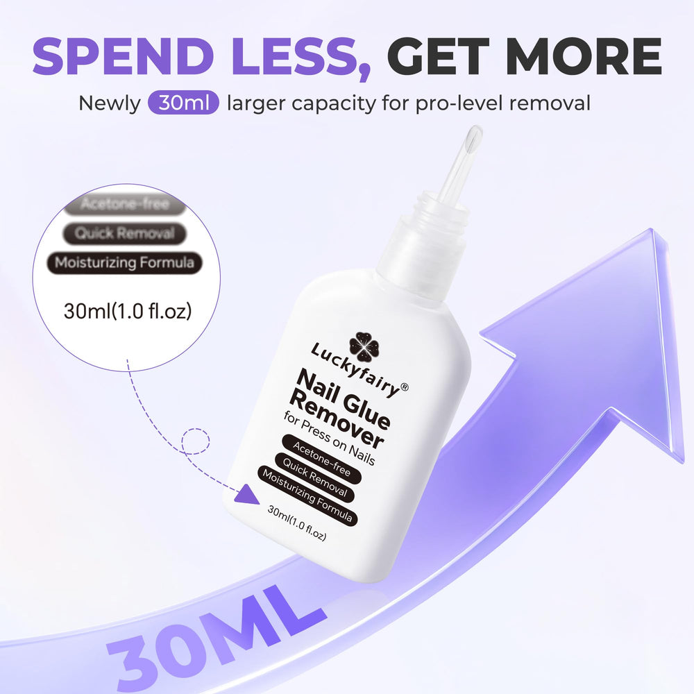 Luckyfairy easy at-home removal with salon-like results.
