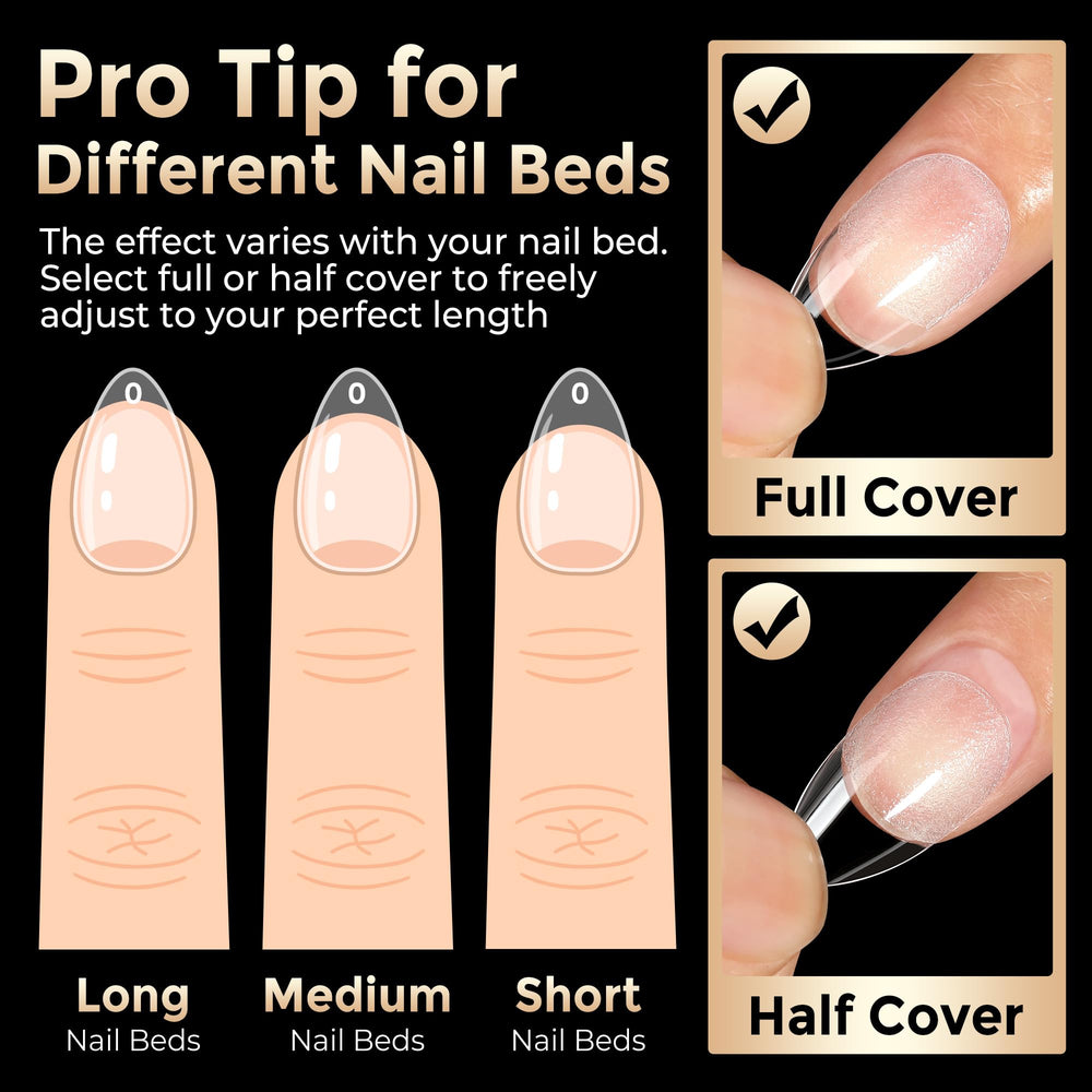 Luckyfairy easy-to-use tips save time on DIY manicures.
