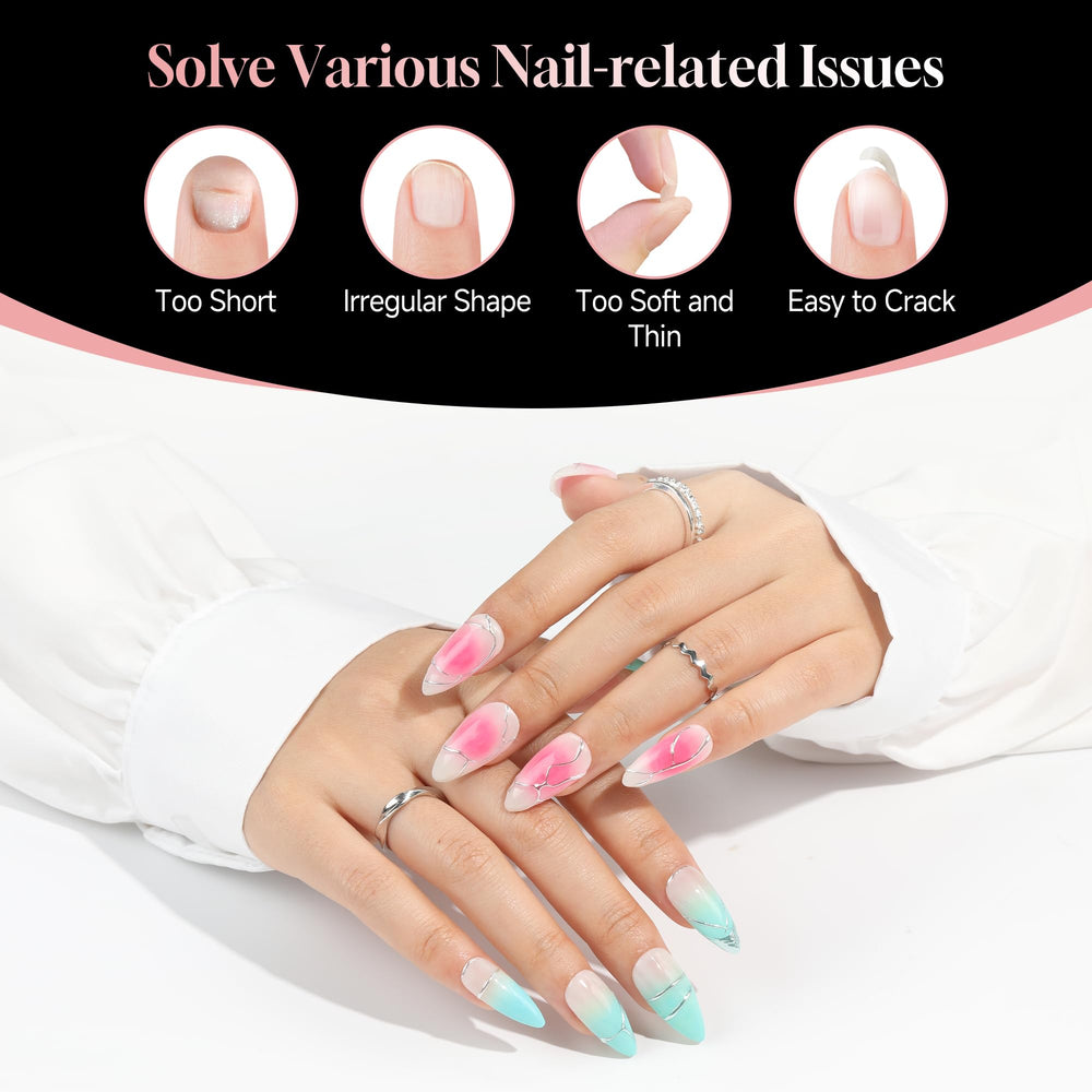 Luckyfairy flexible tips bend without creases, reducing breakage risk.