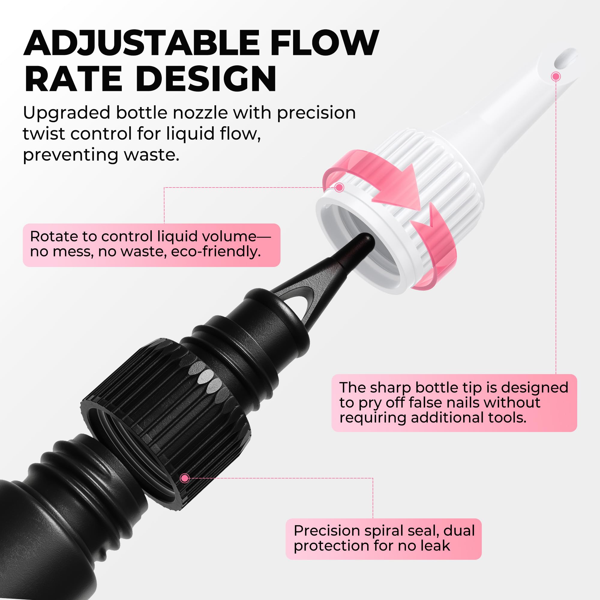 Luckyfairy portable duo remover pens fit inside bags for on-the-go nail maintenance