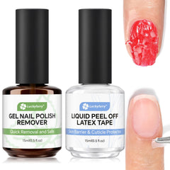 Luckyfairy gel nail polish remover bottle—easy at-home removal without soaking