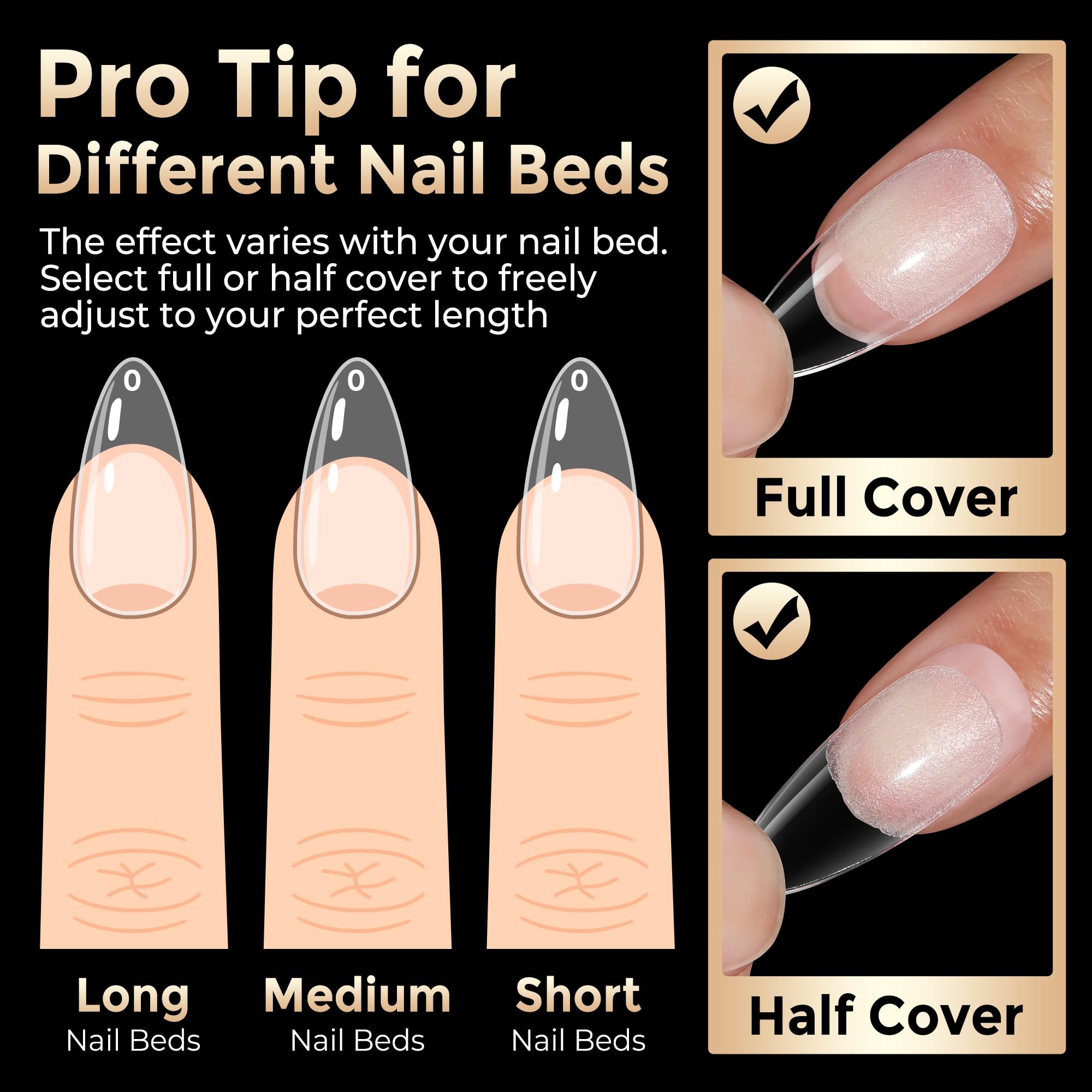 Luckyfairy tips designed for both home salons and professional use