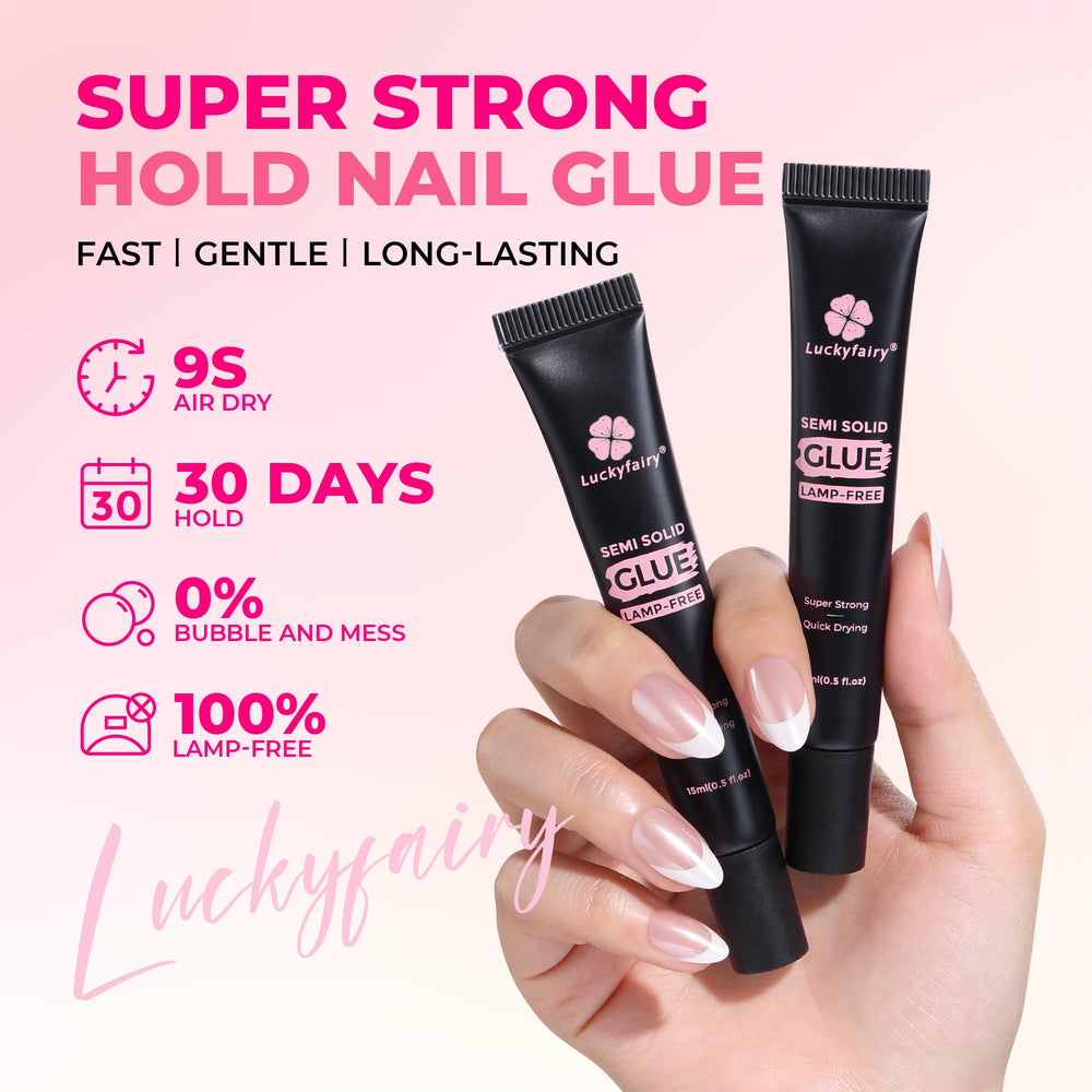 Luckyfairy application tip seal ensures controlled glue flow and less waste.