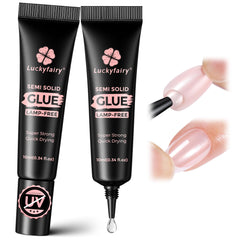 Luckyfairy nail glue quick-dry action for fast press-on applications