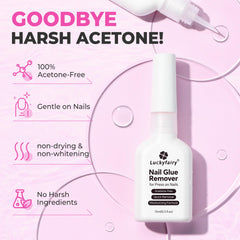 Luckyfairy precision-angle tip close-up enabling targeted application.
