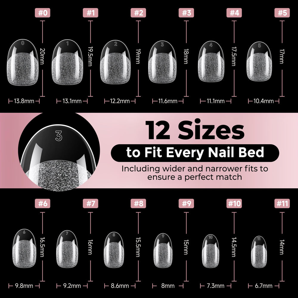 Luckyfairy numbered sizes 0-11 help you match every finger
