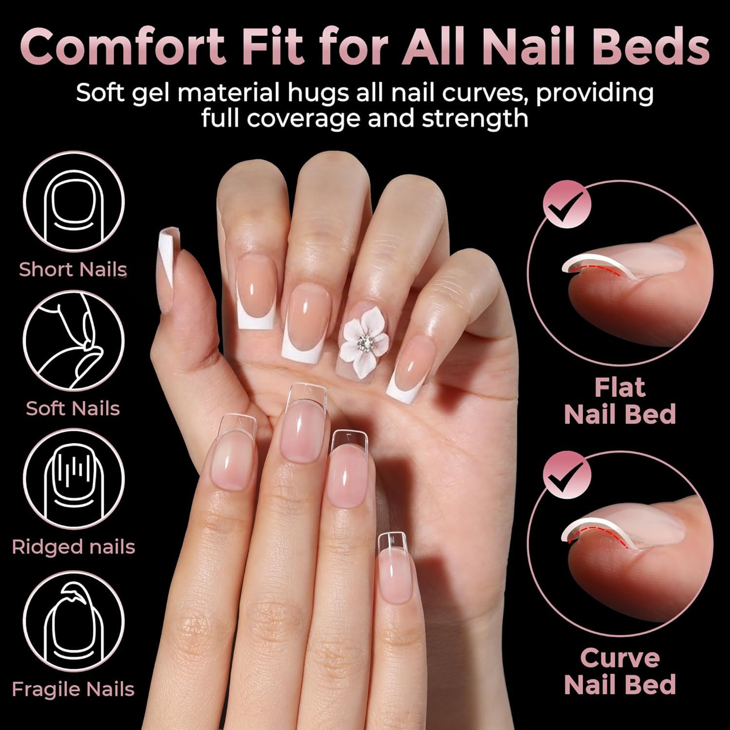 Luckyfairy pre-buff half-matte inner for better adhesion and smooth finish.