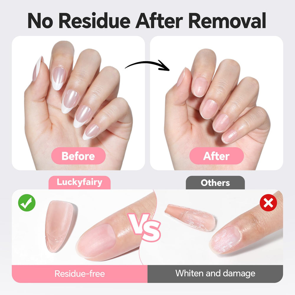 Luckyfairy acetone-free remover pen provides gentle, low-odor nail care during removal