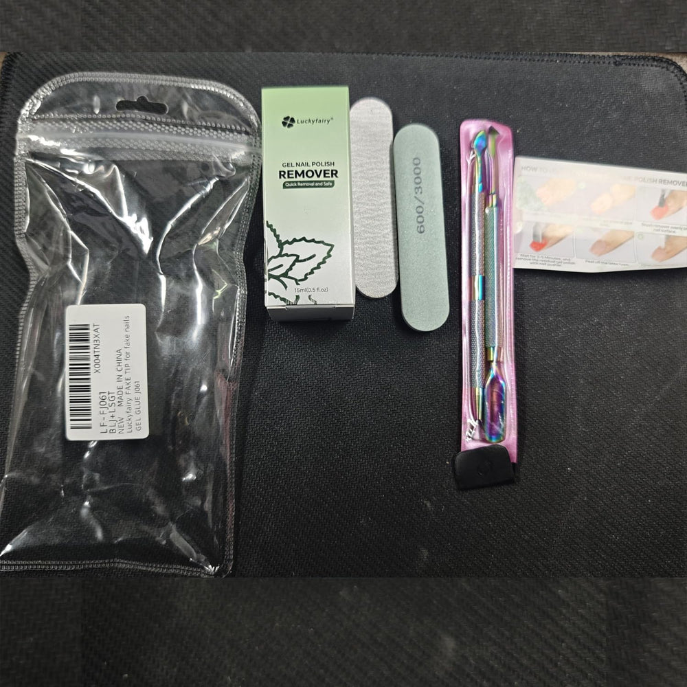 All-in-one Luckyfairy removal kit displayed on a tidy surface.