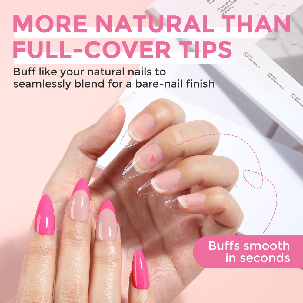 Luckyfairy Soft Gel Material minimizes odor and protects natural nails.