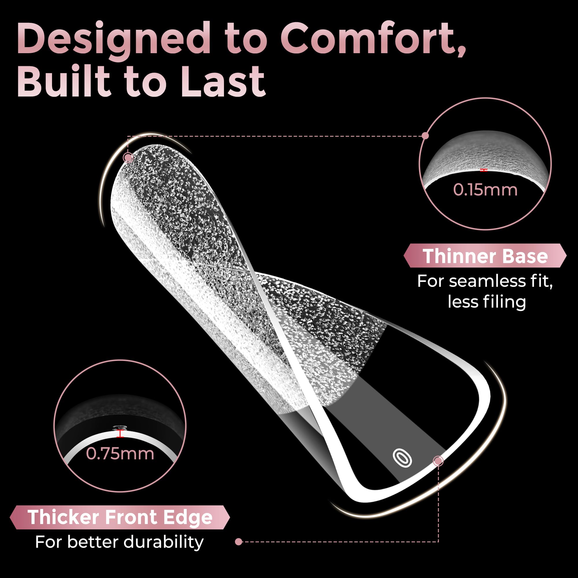 Luckyfairy wide and narrow size options for better fit.