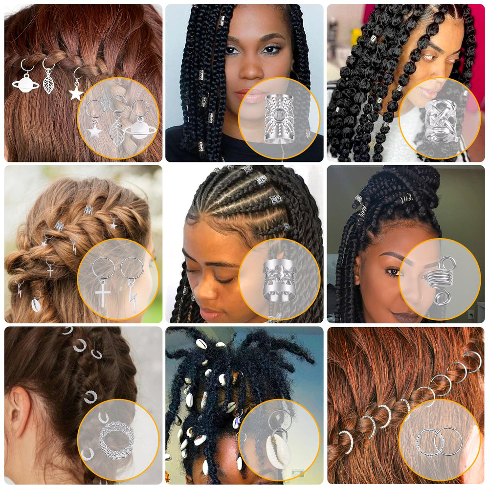 Lucomb broches para cabello, estilos variados para trenzas