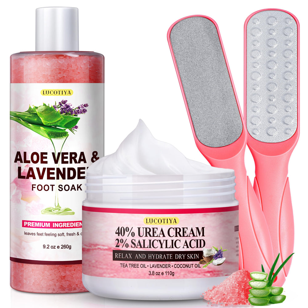 LUCOTIYA pedicure kit foot soak bath soothes tired feet