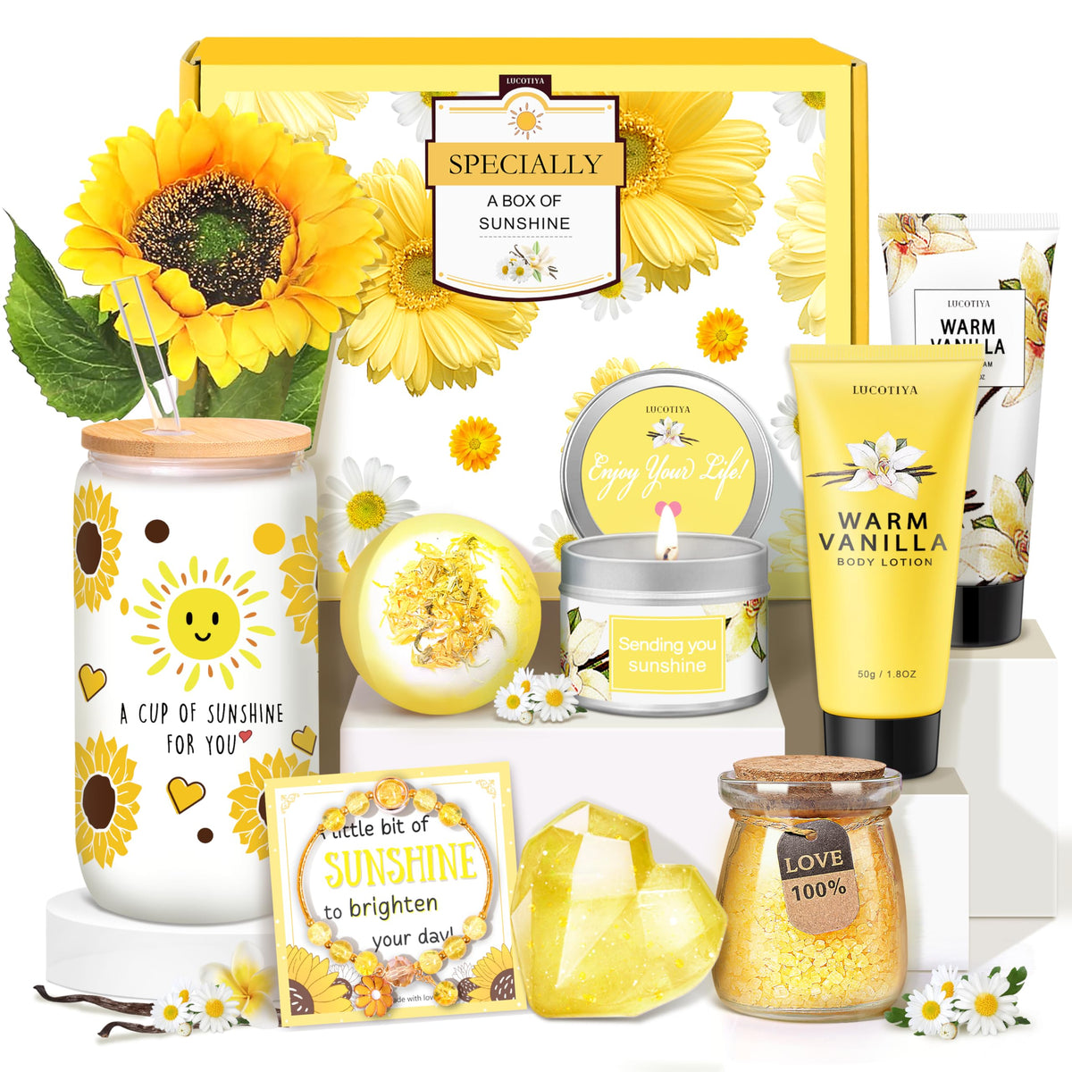 Set regalo Lucotiya con vainilla para mujeres, experiencia de cuidado personal