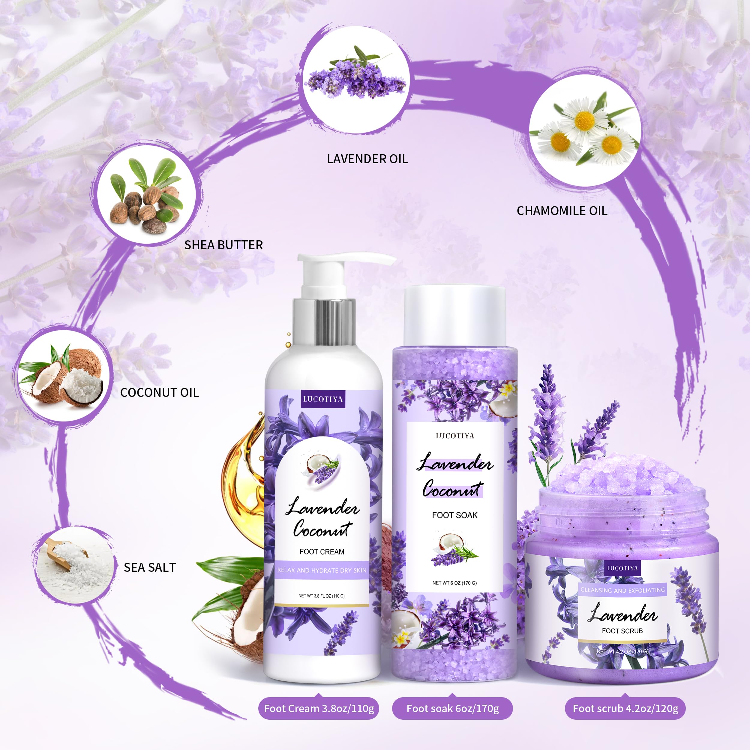 Lucotiya spa kit on dresser ready for at-home pedicure routine